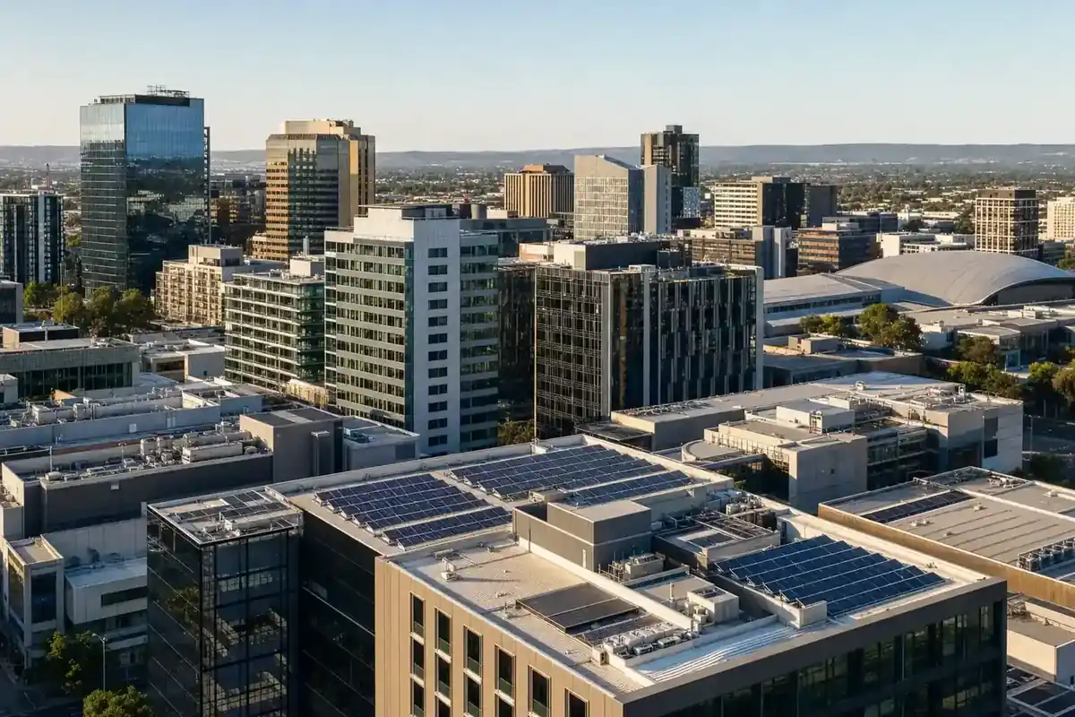 Commercial solar in Adelaide CBD